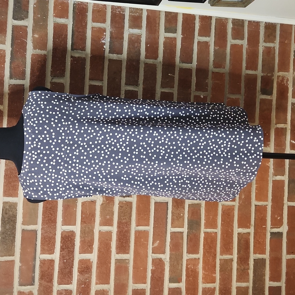 Anne Klein polkadot top, size M - Picture 4 of 6